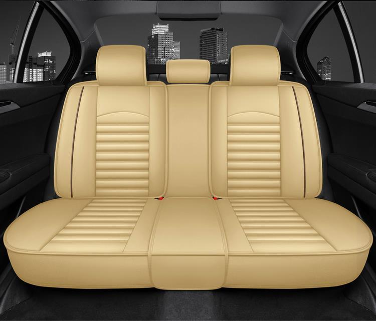 Peugeot 308 408 301 Logo All-Season Cushion All-Inclusive Seat Cover Special Car Seat Cover Leather Summer