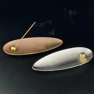 Creative Alloy Japanese-Style Incense Holder Sandalwood Agarwood Incense Burner Home Indoor Zen Incense Holder