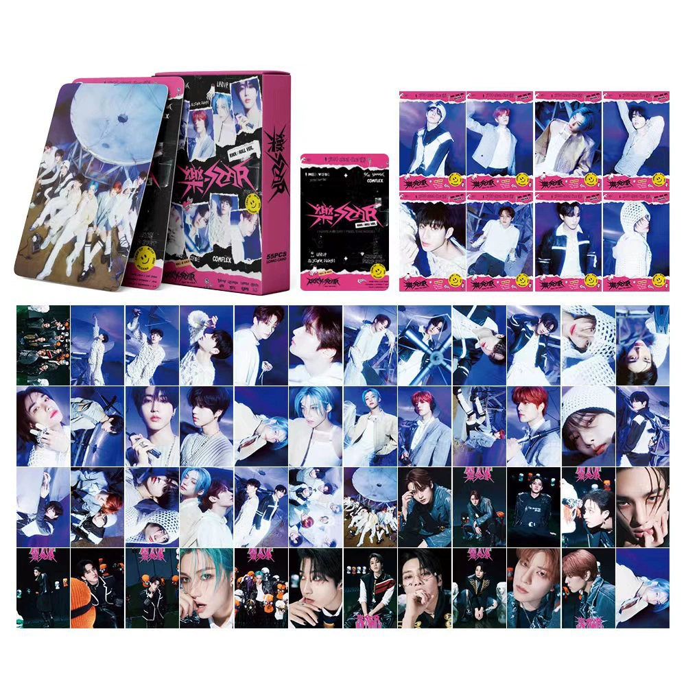 55Fан корейская группа Stray Kids маленькие карточки - коллекционная карта Star Lomo карточка SK STAY