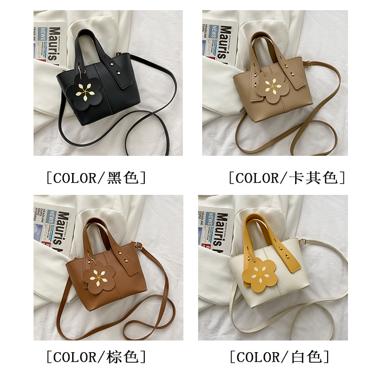 Fashion Solid Color Flower Shoulder Bag Wholesale display picture 26