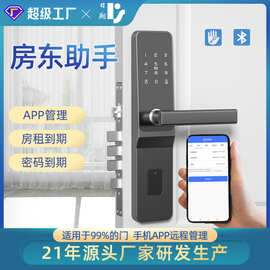 智能门锁批发防盗门电子锁出租房民宿IC通通锁APP远程公寓密码锁