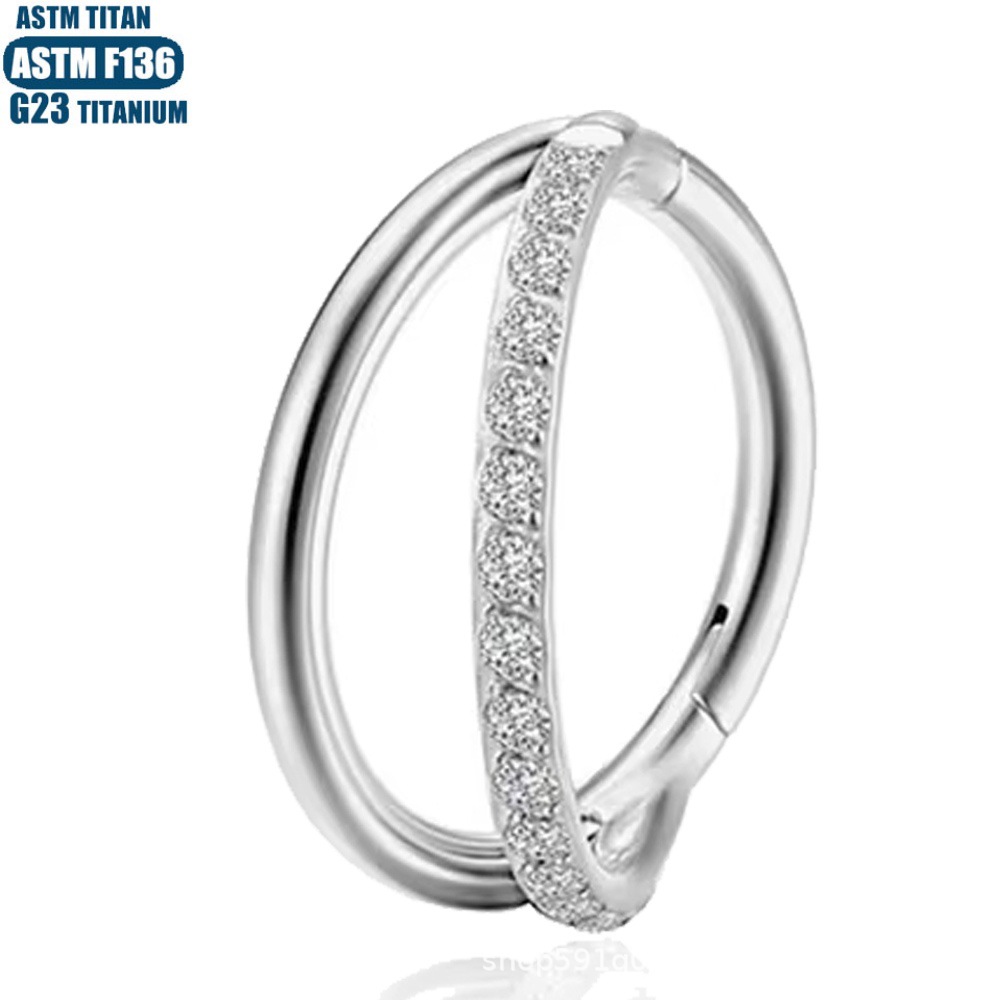 Pointed titanium steel lip stud product view