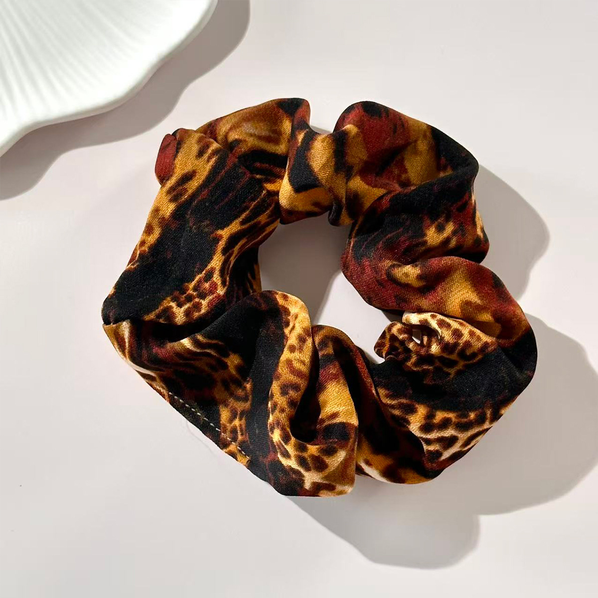11g Weight Hair Tie Hair Accessories Type 1 Piece Quantity Cloth Material Snakeskin Pattern Women's Gender Retro Style Vintage Snakeskin Large Elastic Hairband Women's Fabric Hair Accessories Hairband Hair Rope 13