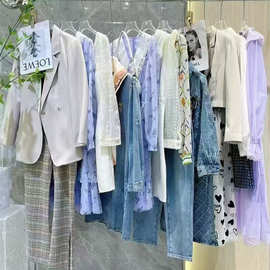 郁香菲撤柜2025秋装新品风衣外套连衣裙套装裤裙品牌外贸走份批发