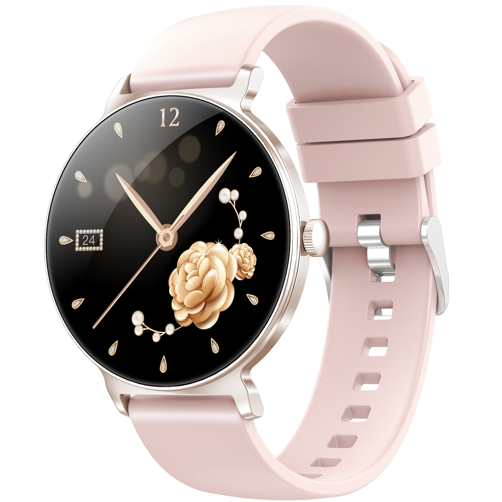 8mm Thickness, 41mm Dial Diameter, Ultra-Thin, Compact, High-Definition Round Screen, Women's Bluetooth Calling and Gaming Smart Watch