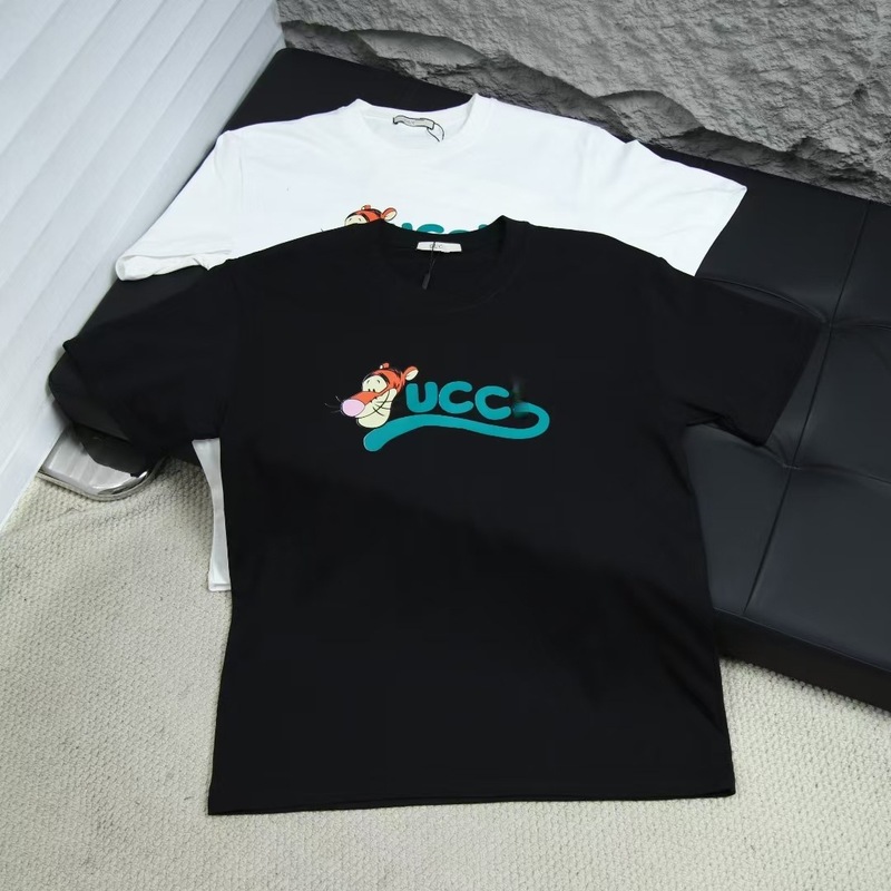 ハイバージョン古GUフルプリントCCIベルクロ半袖ネット有名人イントップ服トップTシャツカップル|undefined