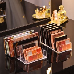 アイシャドー収納棚透明化粧パウダーボックス化粧品チーク棚テーブル仕切り