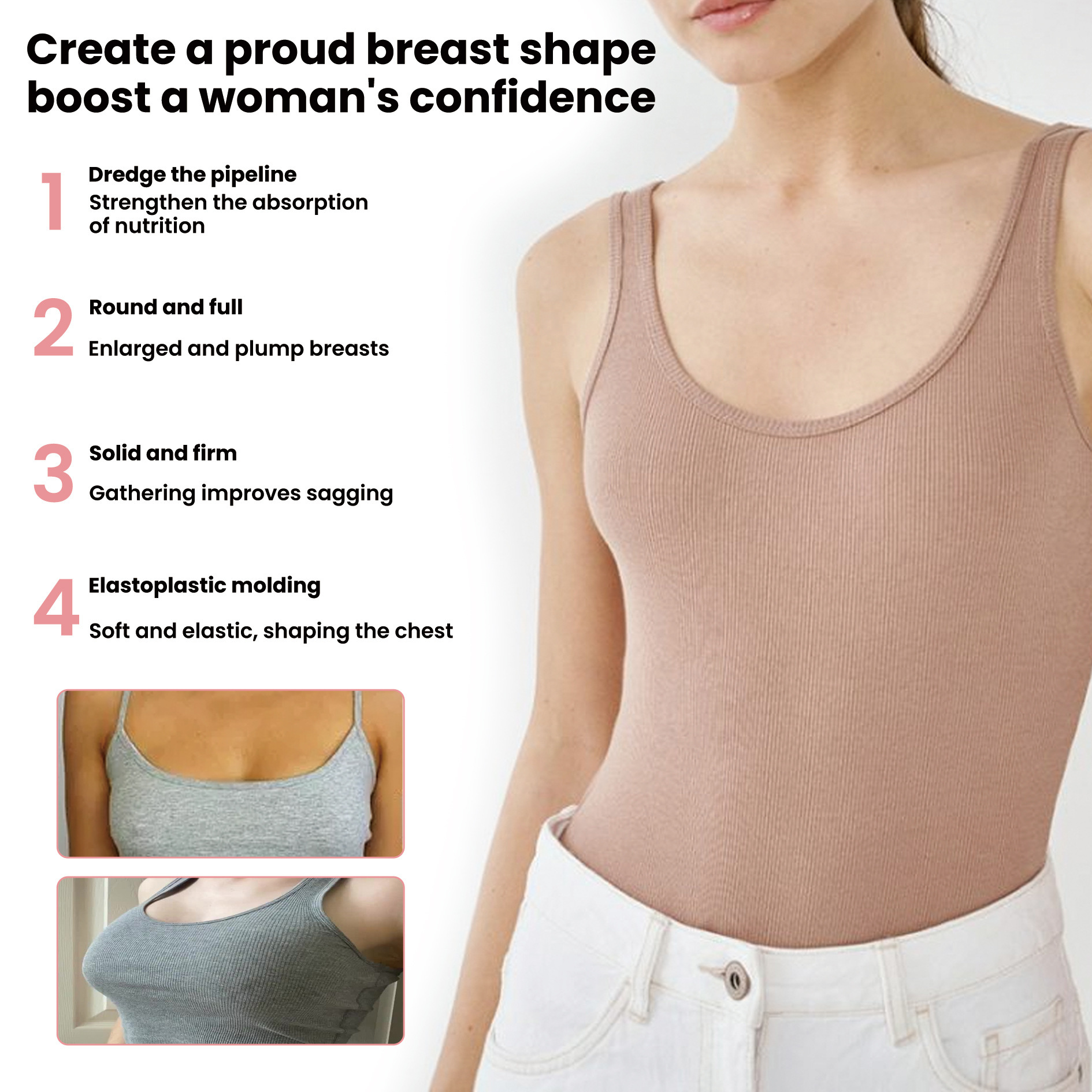 Huile Essentielle Hydratante Douce Soin Massage Seins Complets et Forts_voghion.com