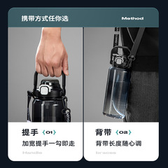 富光塑料杯大容量運動水杯食品級戶外水壺男女高顏值吸管杯子批發