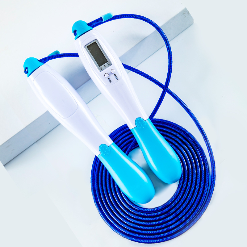 6612 fábrica de conteo electrónico directo cuerda de saltar de alambre de acero multifuncional pantalla LCD examen de ingreso a la escuela secundaria prueba física entrenamiento saltar cuerda