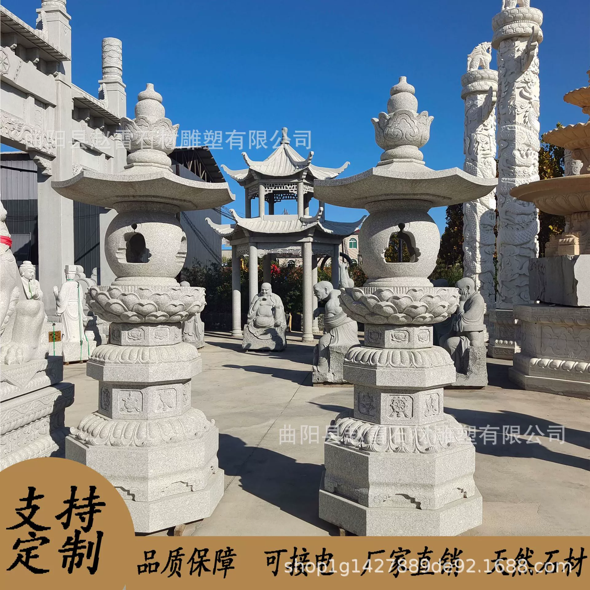 Напольный антикварный маяк внутренний дворик Вилла на открытом воздухе украшения для храма