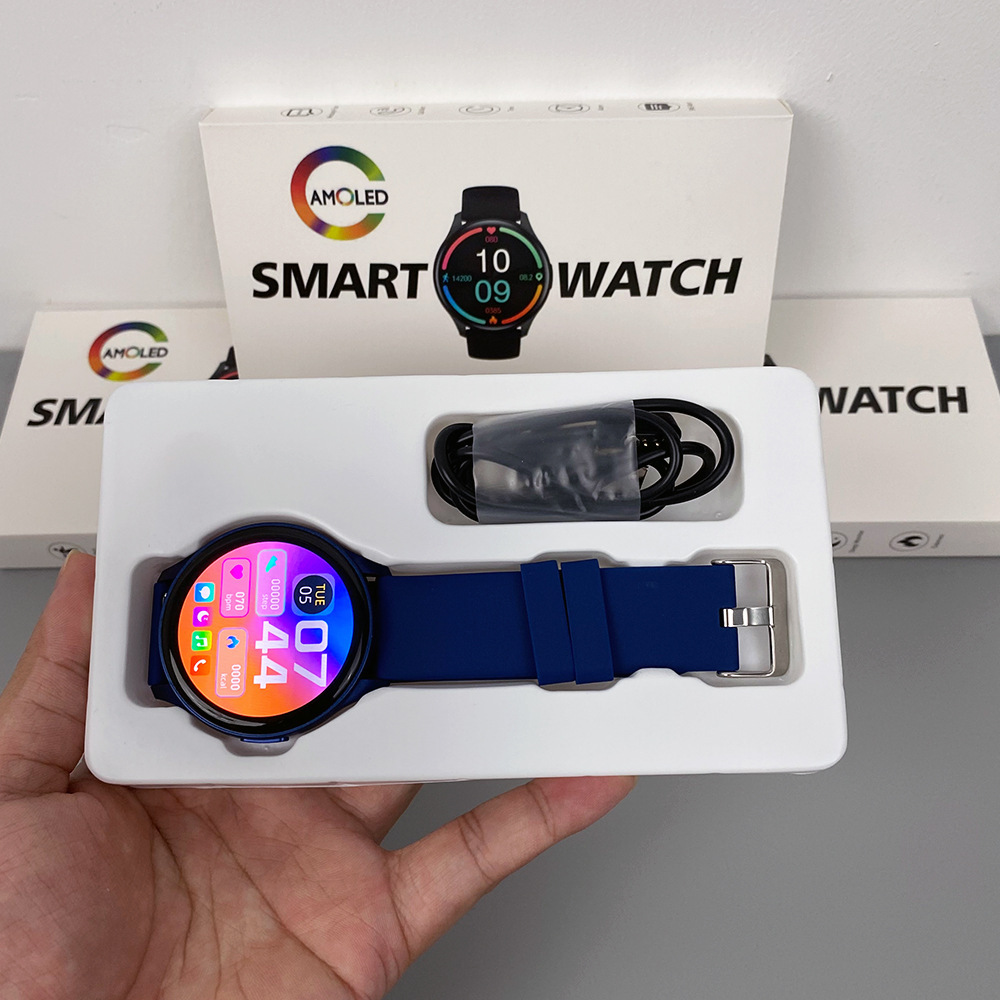 Nuevo reloj inteligente transfronterizo ZW60 AMOLED pantalla redonda Bluetooth llamada de salud reloj deportivo Smartwatc