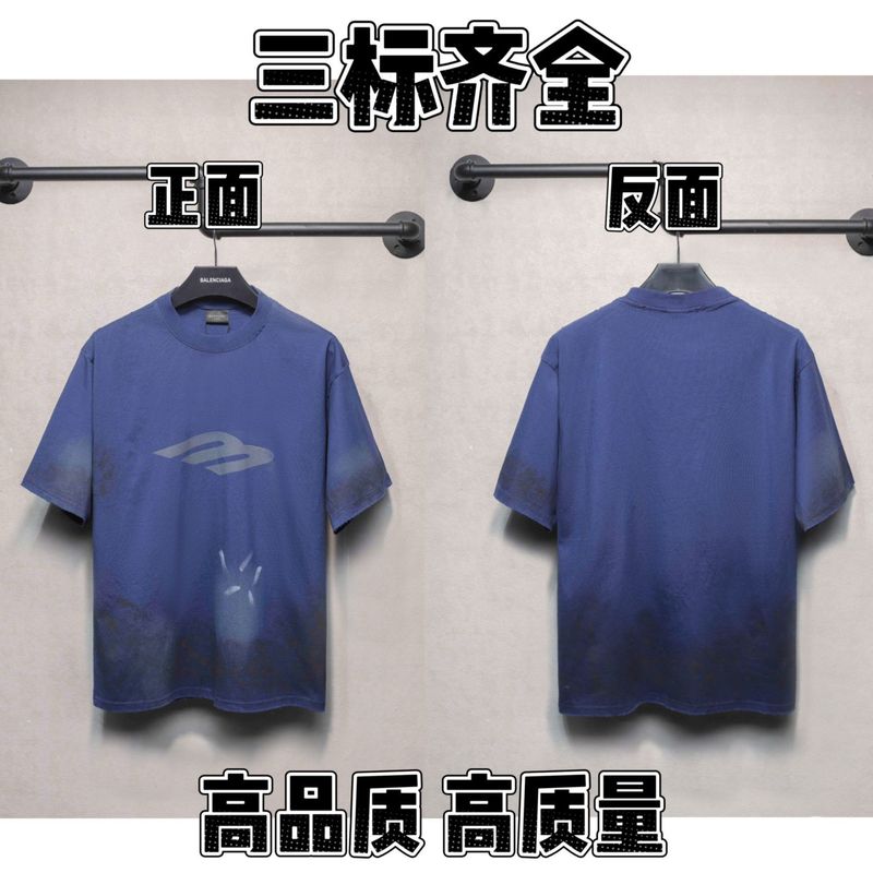 夏のパリ風トレンドブランド新作夜景柄ルーズフィットレタープリントカジュアル半袖Tシャツ男女兼用純綿|undefined