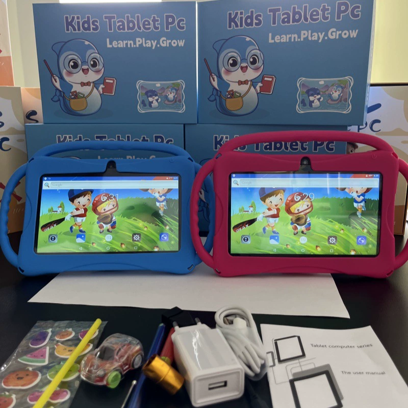7 -inch children's tablet computer love doll children learning software Export 7inch kids tablet PC