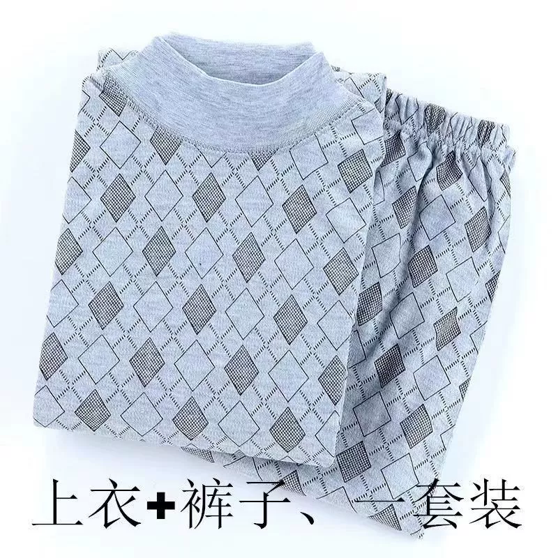 Осенняя Одежда Осенние штаны мужская теплая Обложка, полная брюк с принтом, свитер, осенне-зимнее нижнее белье для папы оптом, поколение волос