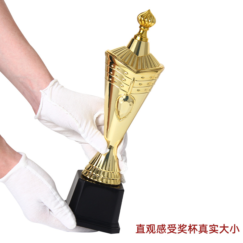 Nuevos eventos deportivos trofeos de baloncesto juegos de fútbol concursos de premios de reconocimiento recuerdos de trofeos de plástico ideas