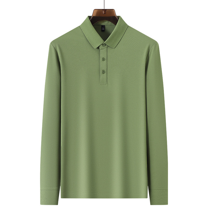 秋冬长袖男女同款POLO衫工作服广告文化衫印制logo刺绣团体服定制|undefined
