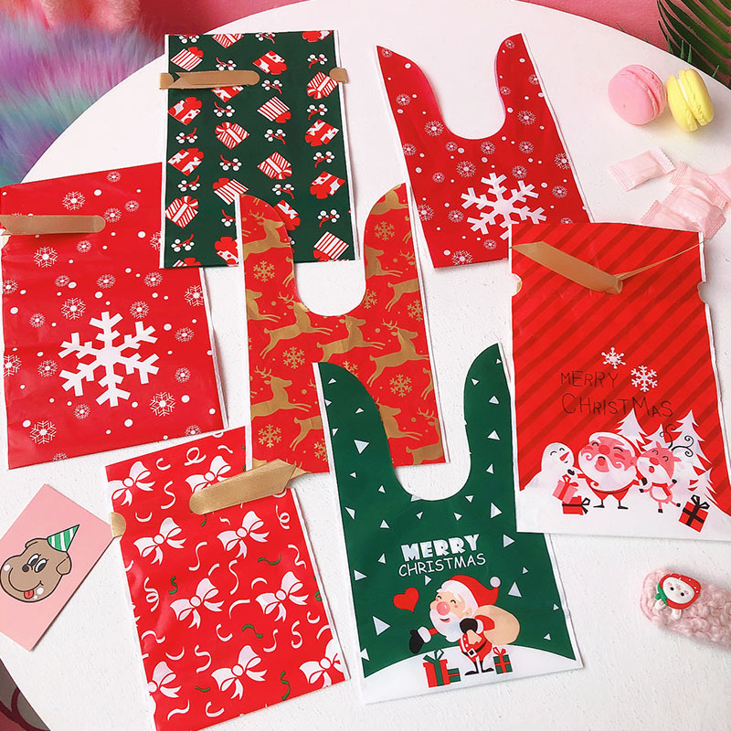 New Year Decoration Gift Bags, Gift Bags, Apple Bags, Peace Apple Bags, Filled with Socks, Children's Small Gift Bags, Candy Bags