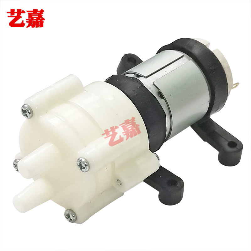 R385水泵 微型6-12V直流隔膜泵 泡茶机鱼缸小抽水泵 冷却循环水泵