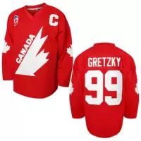 Хоккейный трикотаж Gretzky № 99 с красным Кленовым листом, костюм больших размеров, уличный костюм, винтажный бальный костюм