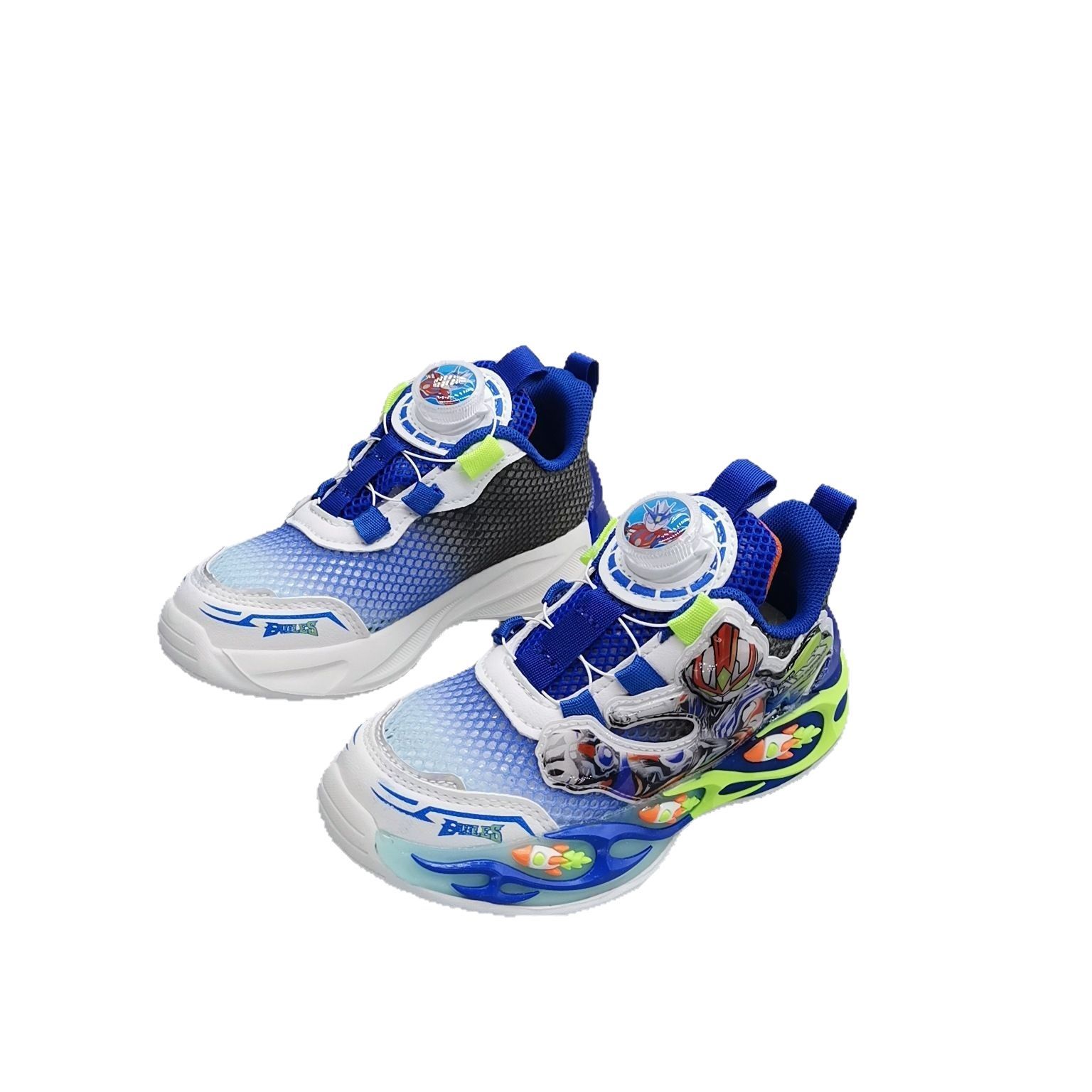 Zapatos deportivos de malla transpirable para niños pequeños y niños pequeños, estilo papá, para el verano 2025.