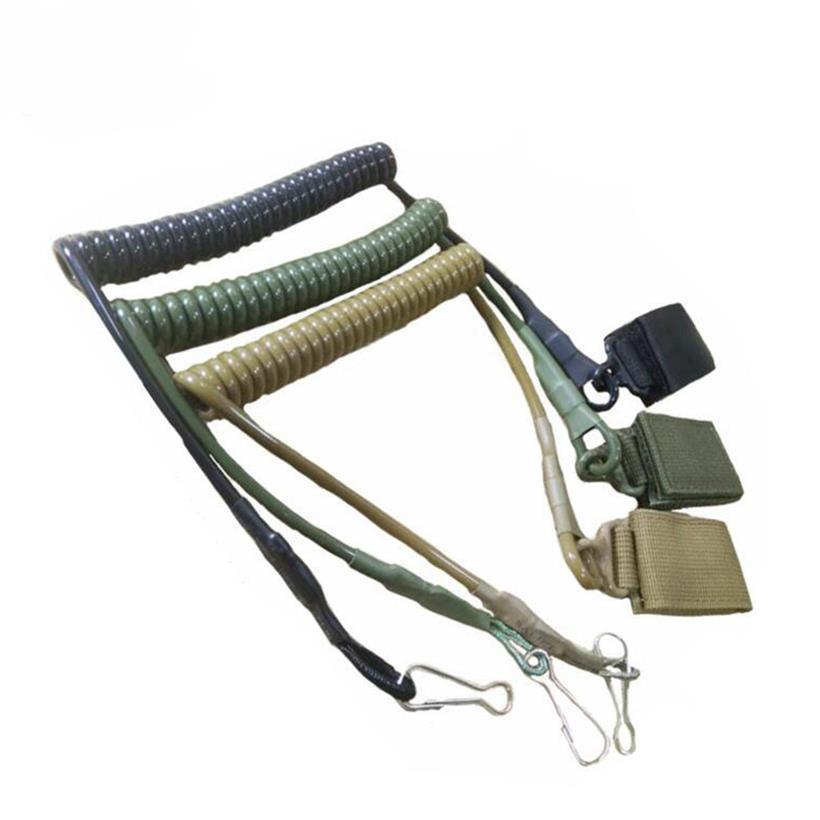 Cuerda Táctica de Seguridad Antipérdida de Plástico TPU Telescópico Multifuncional para Actividades al Aire Libre
