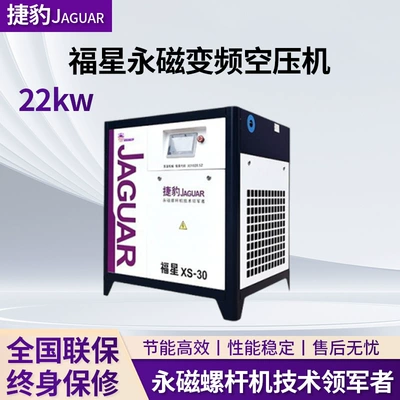Jaguar Air Compressor 30 Hp 22Kw Permanent Magnet Variable Frequency Energy-Saving 22Kw Screw-Type Compressor Concrete Mixing Station (Hava kompressorları)