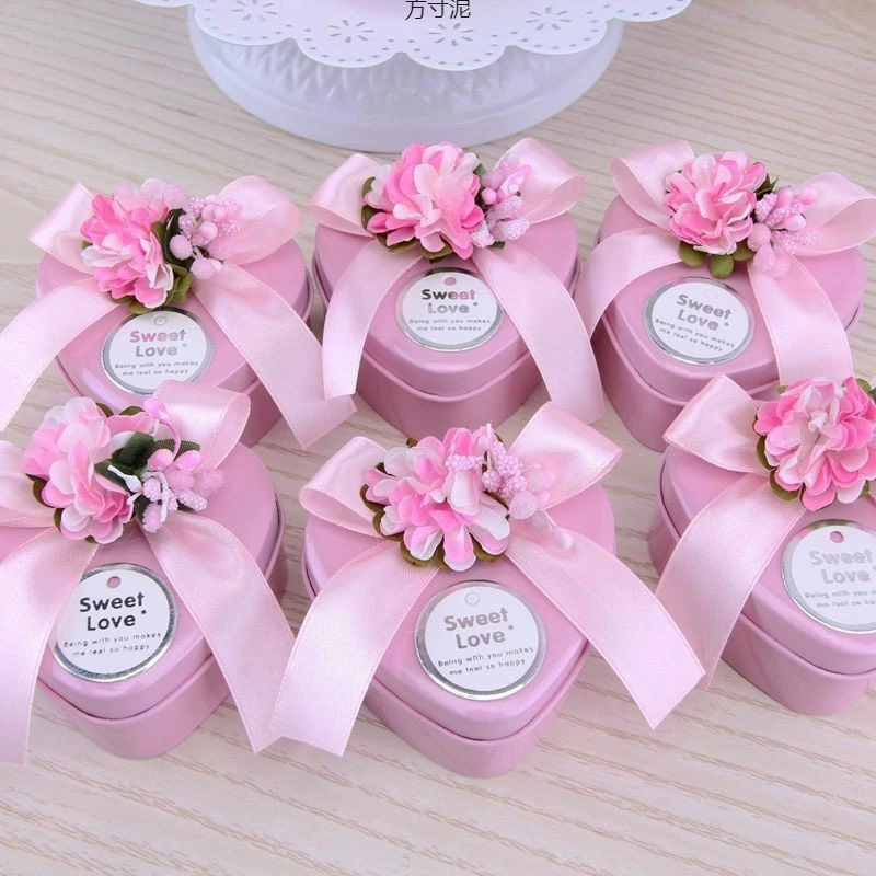 Новая свадебная коробка для свадебных конфет коробка для свадебных конфет круглая сердцевидная коробка для свадебных конфет с ручной подарочной коробкой оптом