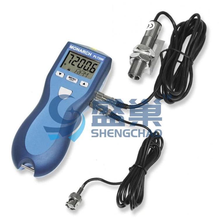 蒙那多 PLT200 数字式便携激光转速表 接触非接触两用 测量距离可