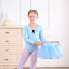 Dance service children's four -layer gauze skirt Chinese dance exercise skirt half -body skirt ballet girl test -grade panton skirt