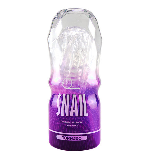 Colorful snail transparent airplane cup penis exerciser male masturbation device sex toys toys foreign trade wholesale