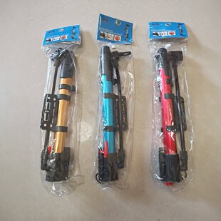 Bicycle Pump Mountain Bike Mini Aluminum Alloy Pump Foot Pedal Portable High-Pressure Pump Cycling Equipment