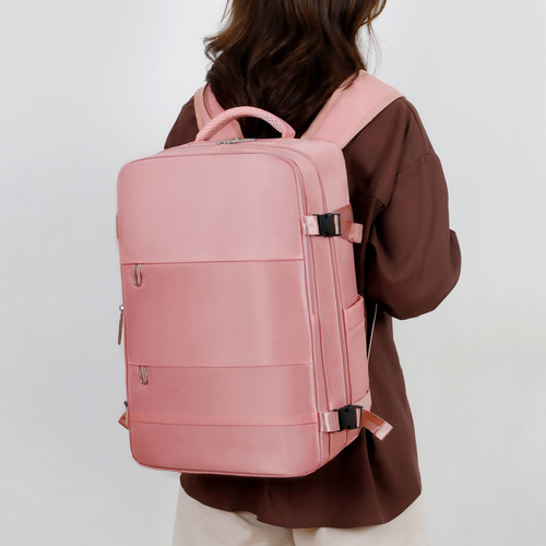 Backpack for women, large capacity business trip boarding luggage bag, fashionable computer bag, multi-compartment travel backpack, men