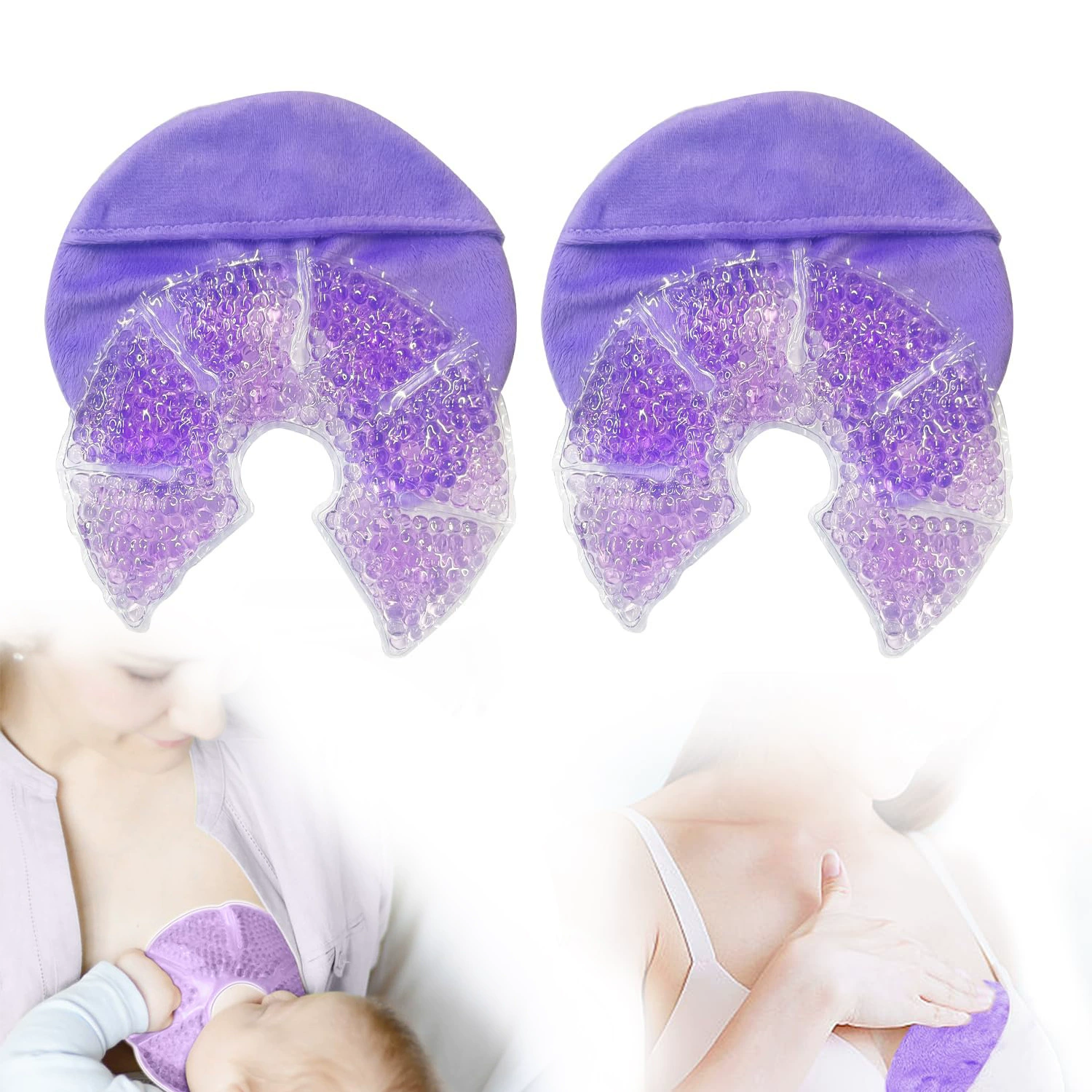 Гелевый холодный и горячий компресс для льда, паста для груди, Послеродовая паста для кормления грудью, грудное вскармливание, горячий пакет, прокладка для груди оптом