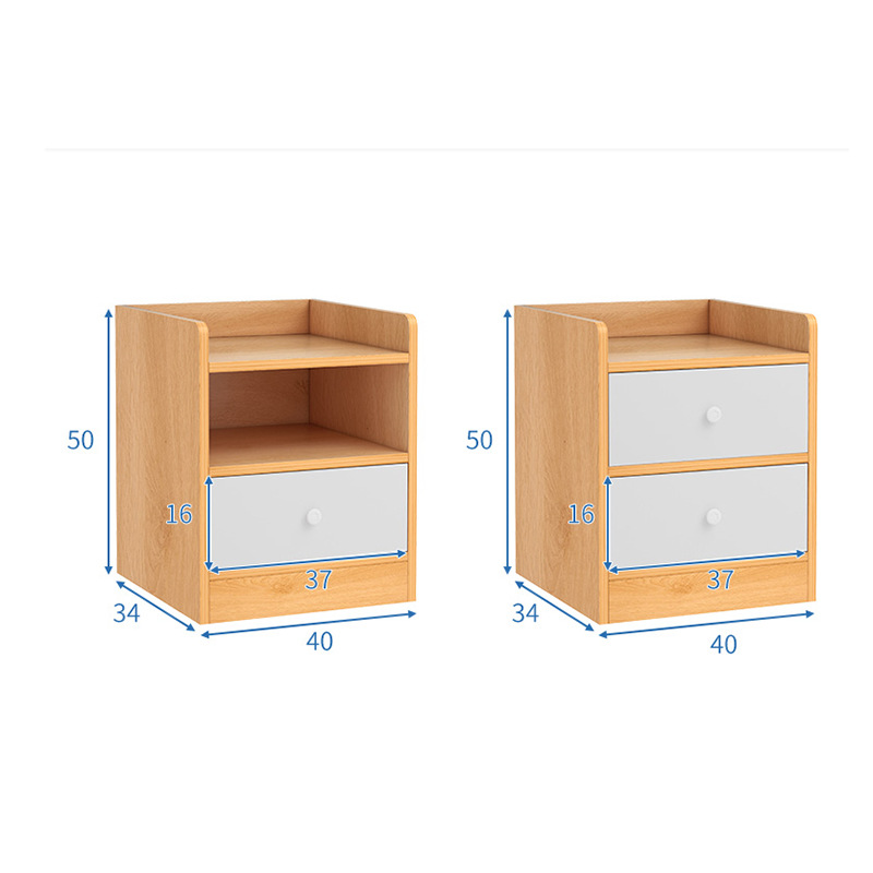 Pequeña mesita de noche simple moderno simple rack de almacenamiento armario lateral ultra estrecho espacio de almacenamiento para sala de alquiler