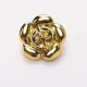 Minimal Style Flower Shape Metal Button Fashion Small Fragrant Suit Jacket Cardigan Button Leather Coat Sweater Trench Coat Button