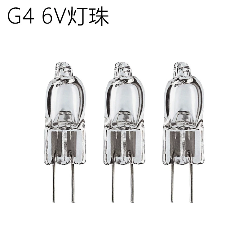 Лампа для микроскопа G4, лампа-бусина 6V10W15W20W30W, хирургический проектор, галогенный бестеневой рисовый пузырьковый оптический инструмент