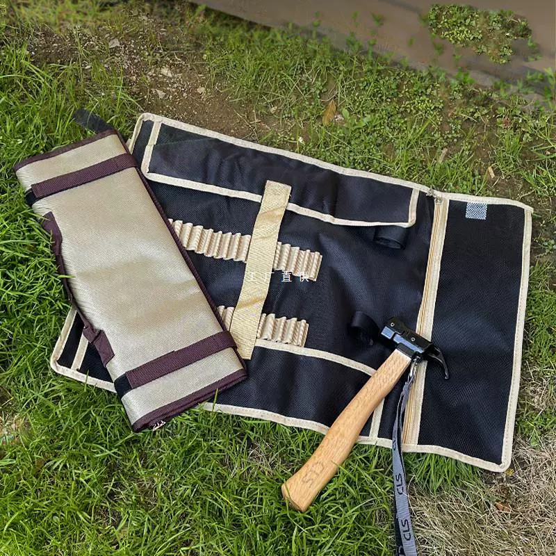 Наружный гвоздь сумка портативный гвоздь сумка для хранения кемпинга палатка небесный занавес аксессуары ручной набор стальной гвоздь