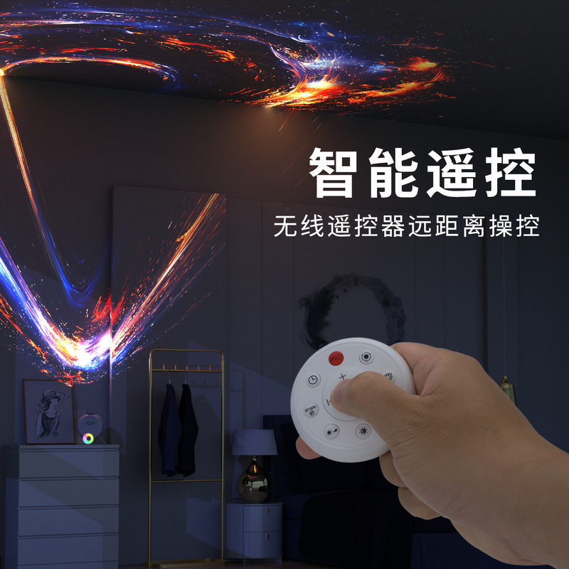 大O銀河星空灯13高精細菲林片寝室雰囲気投影灯白騒音bluetooth音響小夜灯|undefined