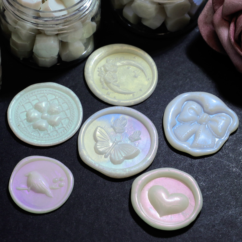 Fire paint seal wax particles 500G packed sealing wax big bag 130 colors eight-sided fire paint wax particles wholesale