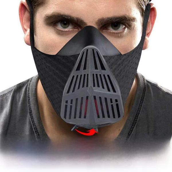 Patent high altitude training Sports mask oxygen resistance control oxygen self-abuse artifact running fitness exercise heart and lung physical fitness