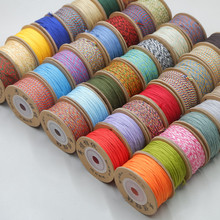 手搓棉线藏式五彩花色1.5mm文玩绳子百香籽绳子流苏穗子编织盘缠