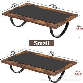 铁木结合办公室垫脚踏板防翘二郎腿神器工位脚踩凳桌下垫脚凳矮凳