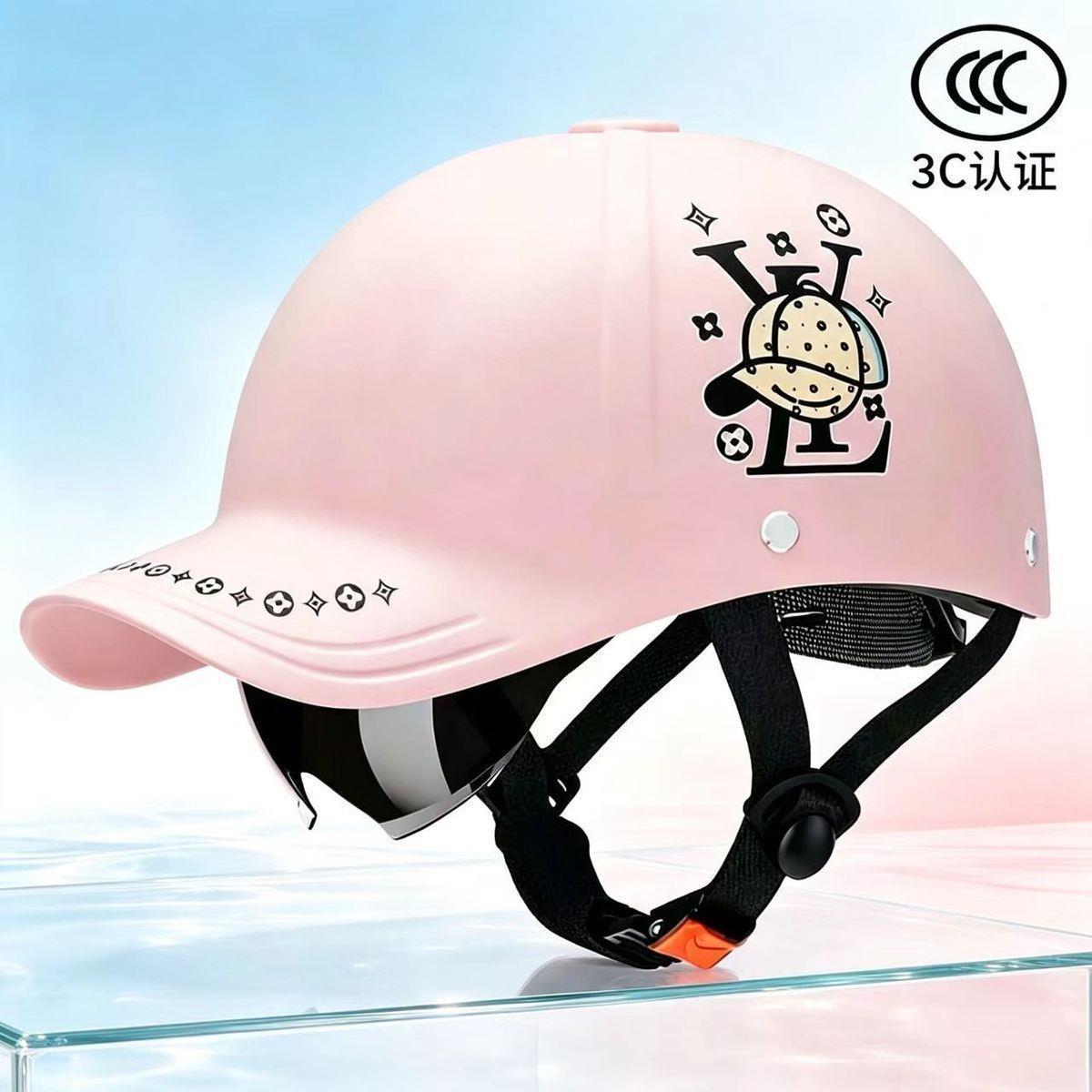 National standard duckbill helmet, motorcycle helmet, electric scooter helmet, women's baseball helmet, men's universal helmet, summer sun protection, breathable, and safe helmet
