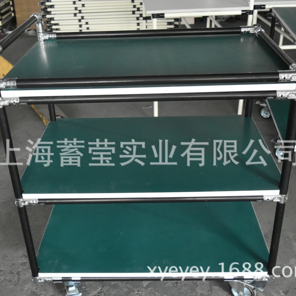 全系列精益管 厂家供应 防静电工作台 手推车 款式简约 使用便捷