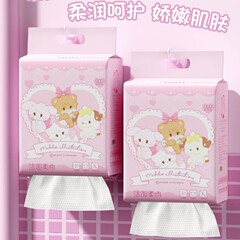 MIKKO吊り下げ式洗顔タオル家庭服肌綿柔らかいタオル真珠紋使い捨て洗顔タオル卸売り