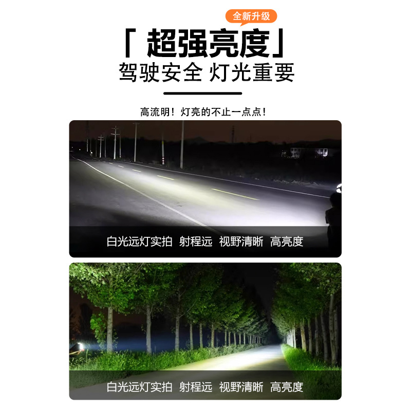 Luz de trabajo de coche de luz LED todoterreno excavadora Luz de inspección de vehículos de ingeniería iluminación proyector luz de techo 4,5 pulgadas 50W