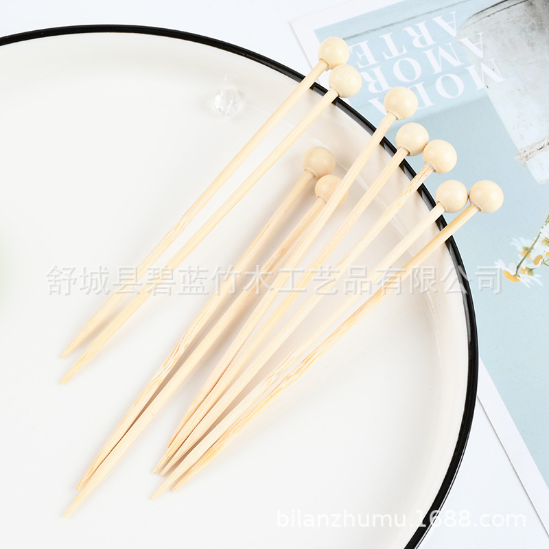 Gran por mayor cuentas blancas cuerdas de tijeras anillos de flores fiestas de cuentas de sushi cuerdas de horquilla de frutas suministro de bambú