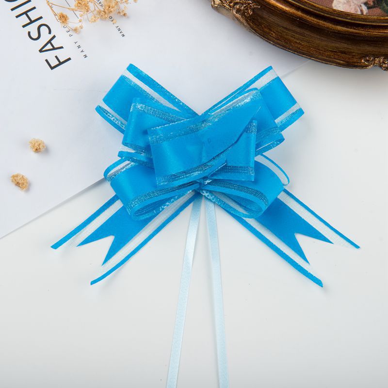 30 nieve hilo borde boda coche mano-Tirado flor cinta cordón arco caja de regalo ramo regalo fruta embalaje guirnalda