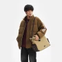 立领侧边冬季加厚棉服